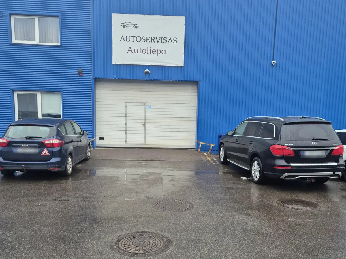 Įvažiavimas į Autoliepa autoservisą